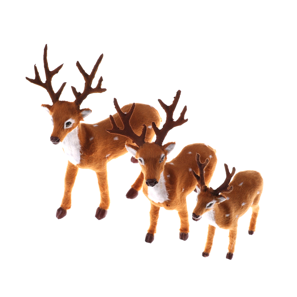 Nutcracker Figurine - Neue Weihnachts simulation Plüsch Rentier Weihnachten
