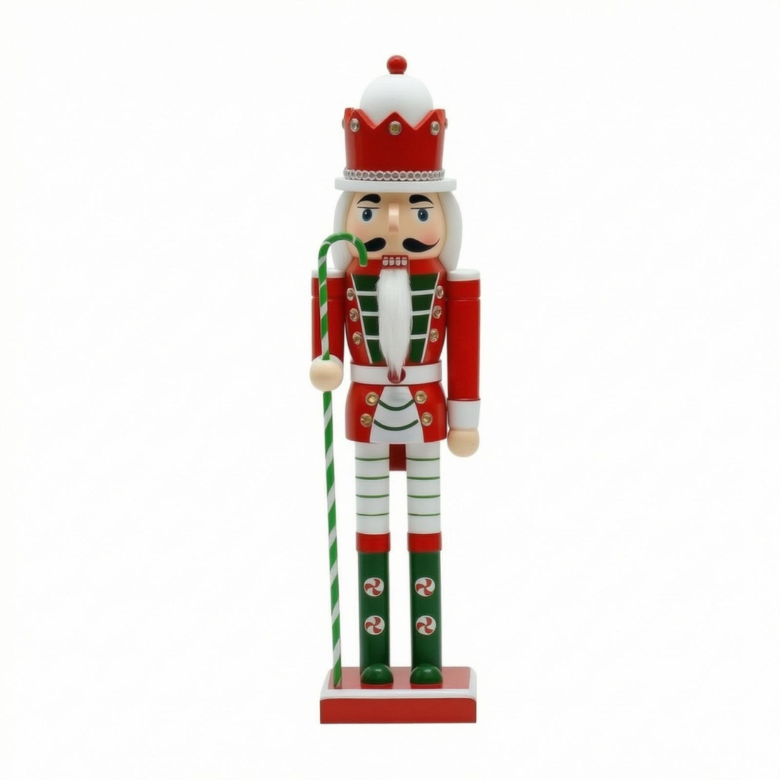Nutcracker Figurine - Weihnachts-Nussknacker Tischdekoration Nussknacker-Figur Bemalte Dekoration