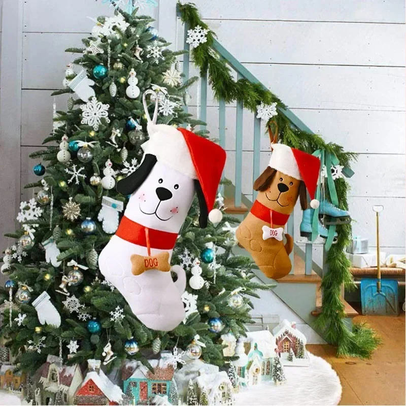 Hunde knochen form Weihnachts  – Christmas Stocking Hanging Bewertung und Preis