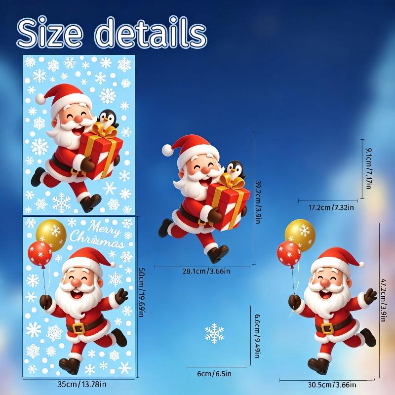 Weihnachts-Fensteraufkleber mi – Snowflake Window Decal Bewertung und Preis
