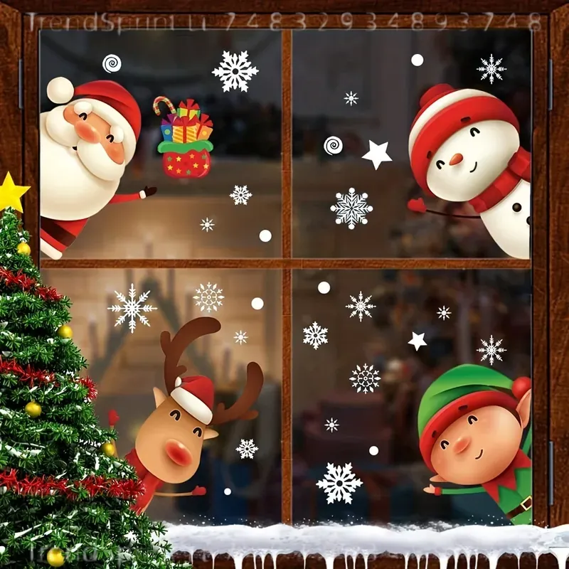 82 Stück Weihnachts-Fensterauf – Snowflake Window Decal Bewertung und Preis