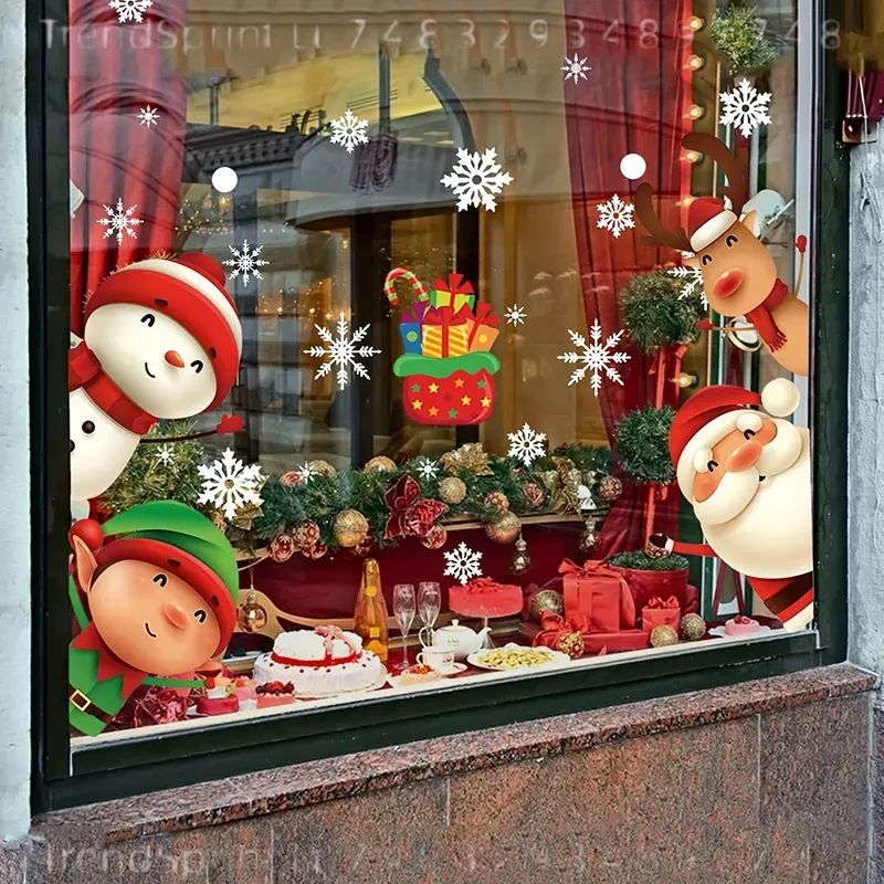 82 Stück Weihnachts-Fensterauf – Snowflake Window Decal Bewertung und Preis