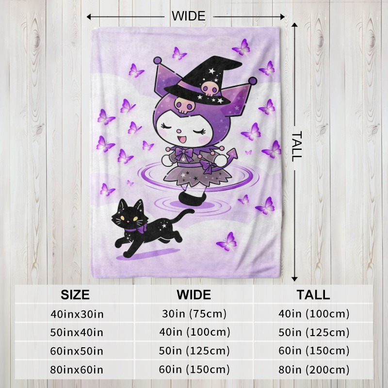 Sanrio Decke Gemütliche Lila H – Christmas Throw Blanket Bewertung und Preis