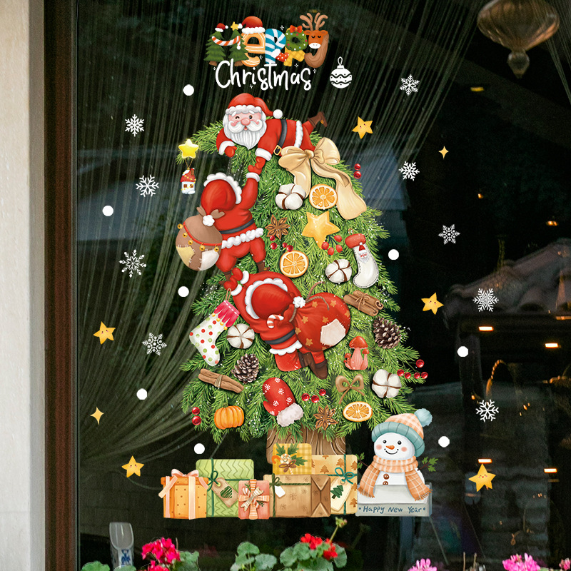 2025 Frohe Weihnachten Fenster – Snowflake Window Decal Bewertung und Preis