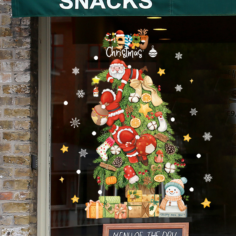 2025 Frohe Weihnachten Fenster – Snowflake Window Decal Bewertung und Preis
