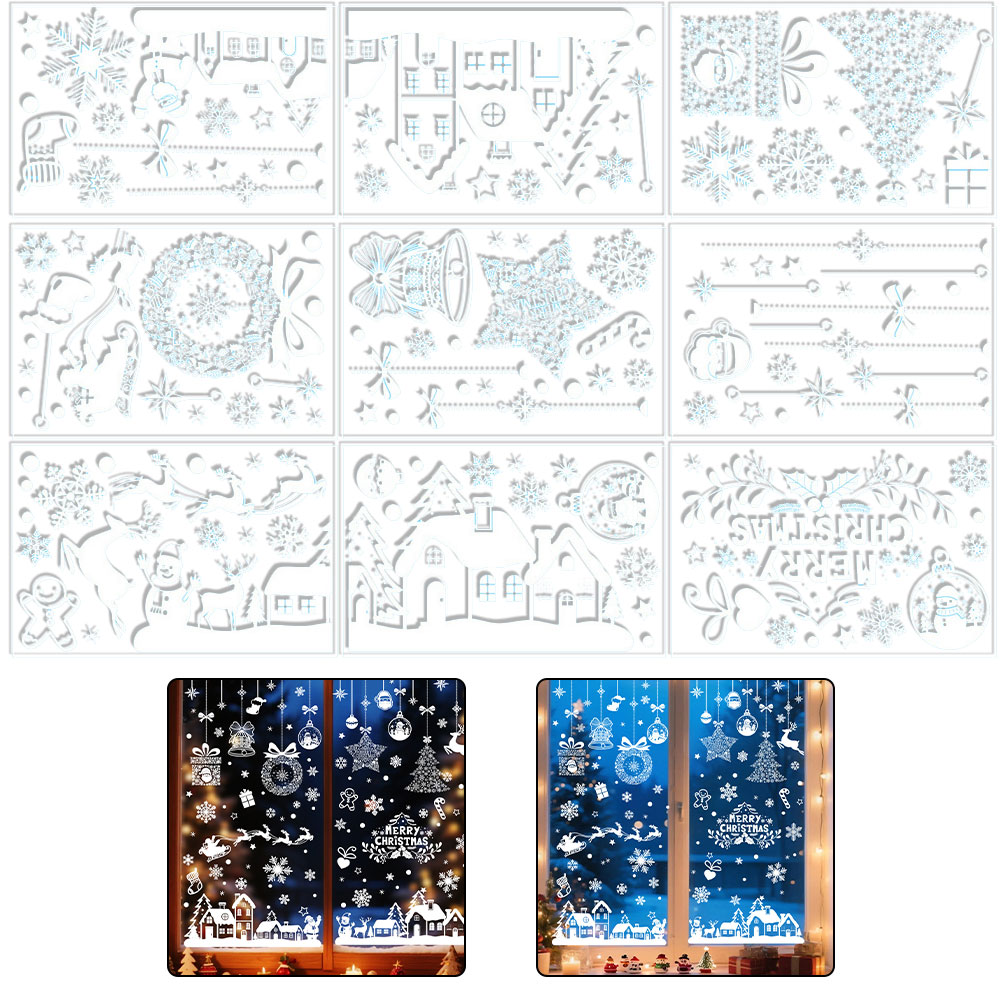 Große Weihnachts-Fensteraufkle – Snowflake Window Decal Bewertung und Preis