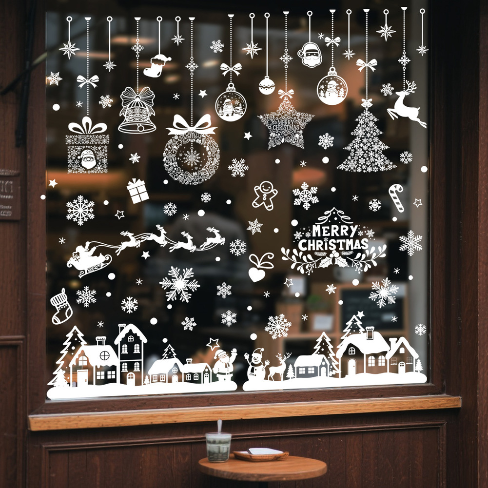Große Weihnachts-Fensteraufkle – Snowflake Window Decal Bewertung und Preis