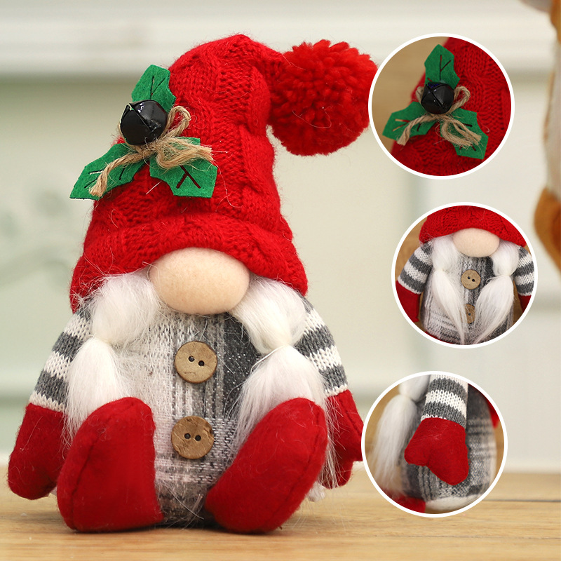 2 Stück Weihnachts-Gnome ohne  – Santa Hat Plush Bewertung und Preis