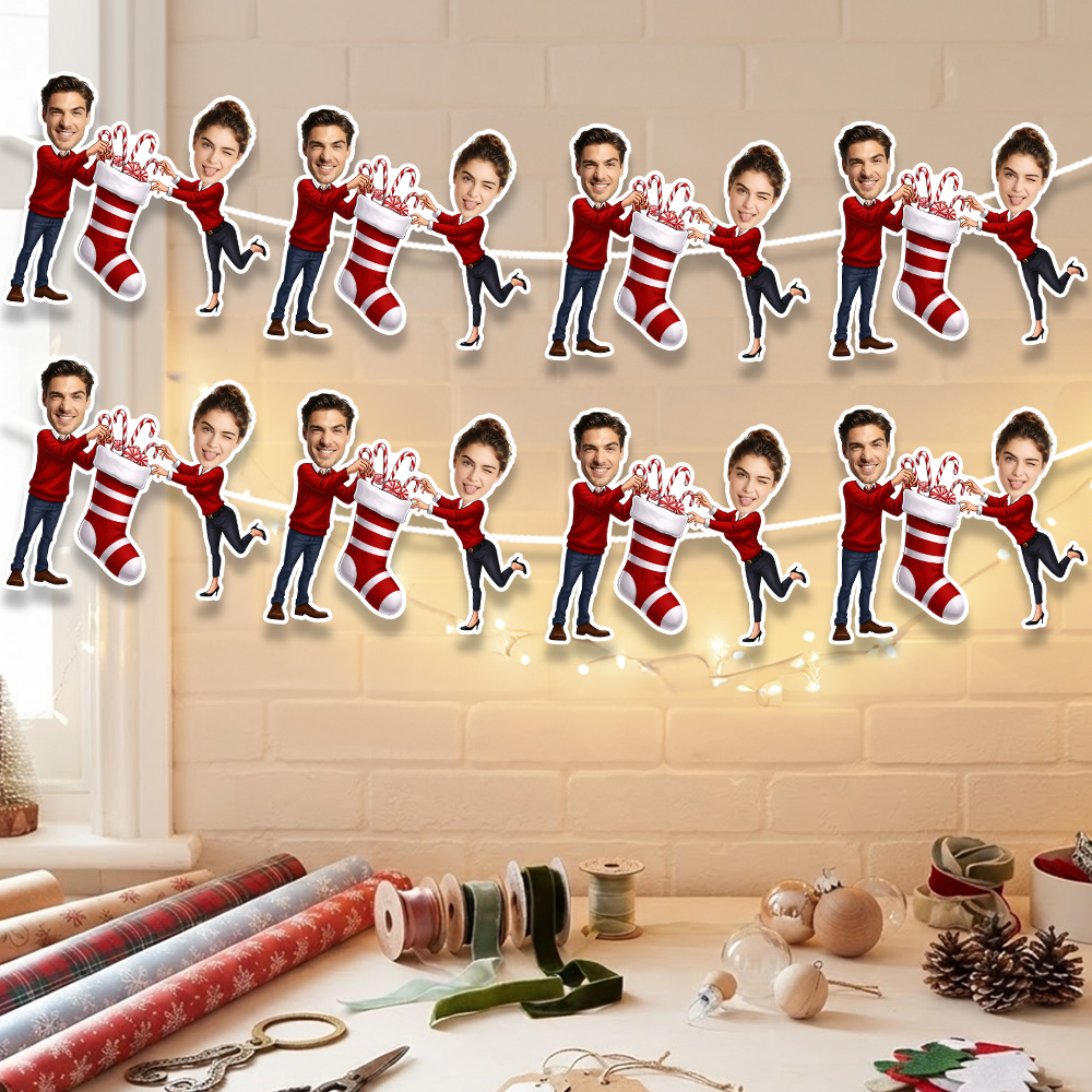 8/16/24-teiliger personalisier – Christmas Stocking Hanging Bewertung und Preis