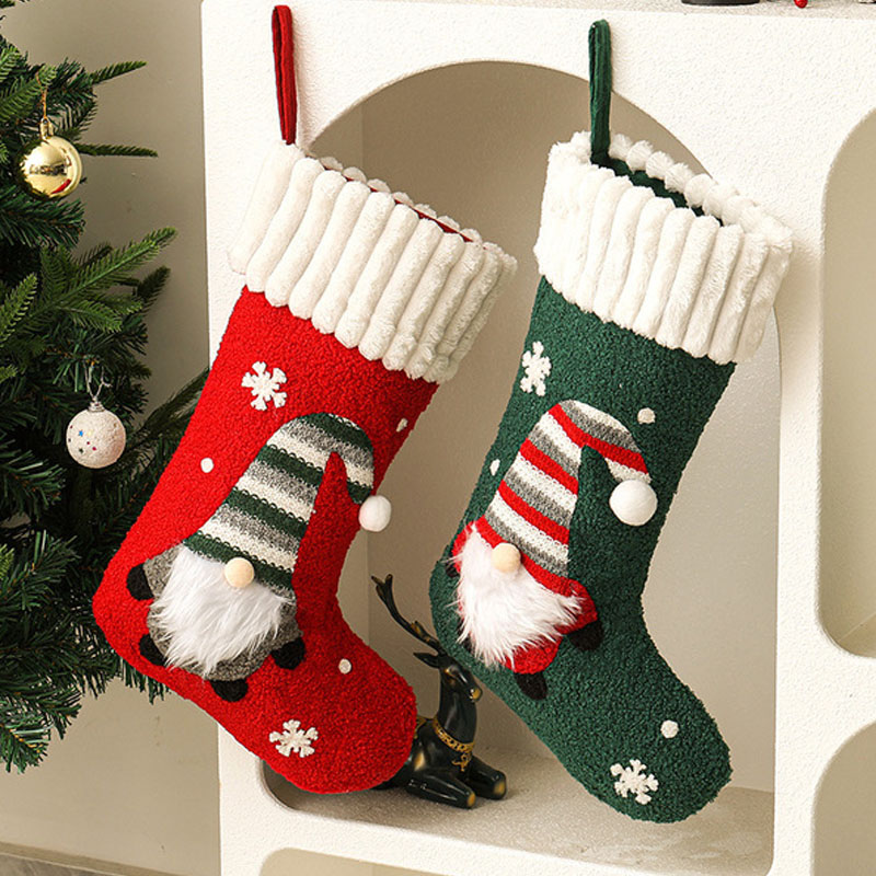 Neuer Plüsch-Weihnachtsstrumpf – Christmas Stocking Hanging Bewertung und Preis